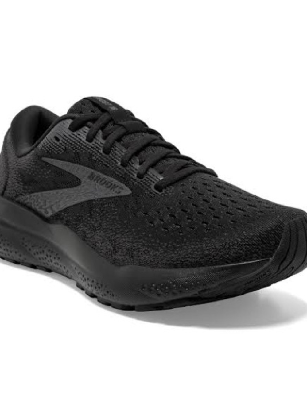 Brooks Running Shoes Womens 8.5 (B) medium Triple Black Ghost 16 Sneakers